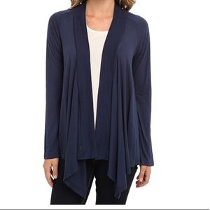 Navy blue waterfall splendid sweater
